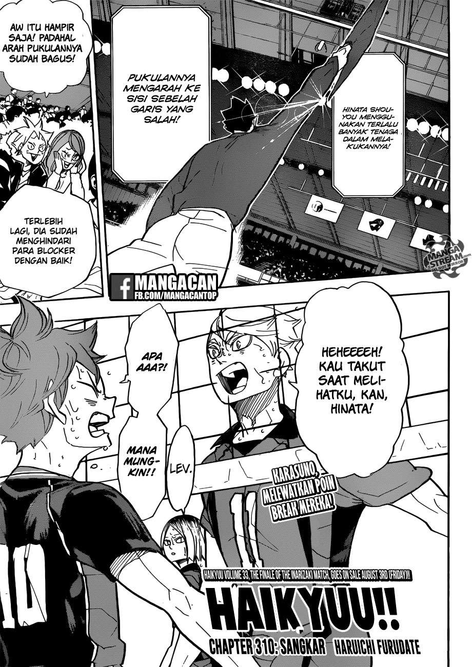 Komik Haikyuu!! Chapter 310 gambar 1
