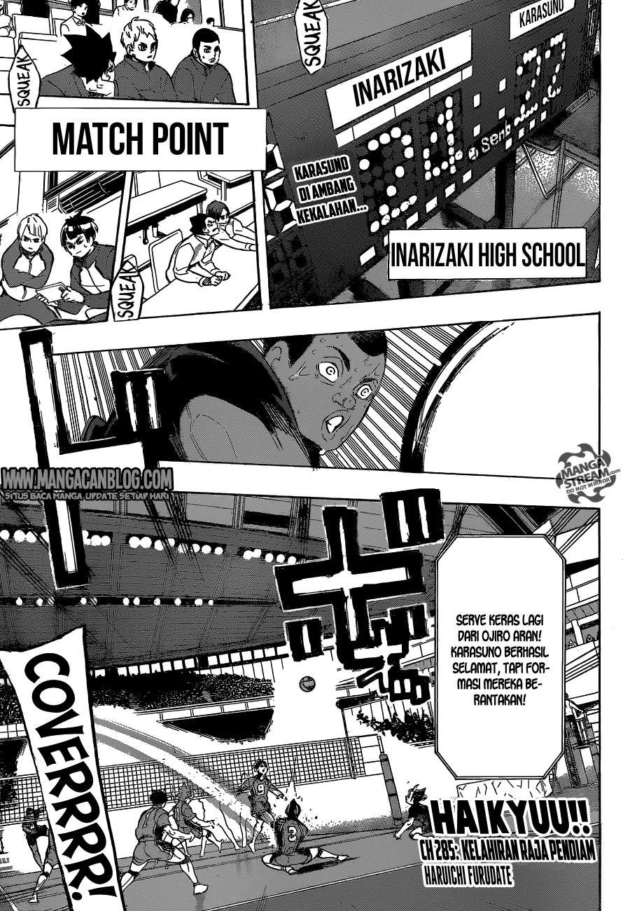 Komik Haikyuu!! Chapter 285 gambar 1