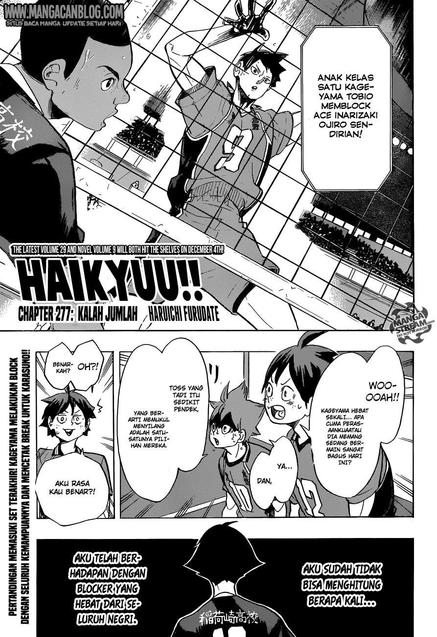 Komik Haikyuu!! Chapter 277 gambar 1