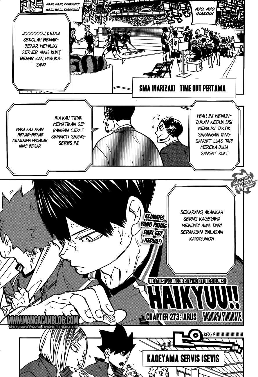 Komik Haikyuu!! Chapter 273 gambar 1