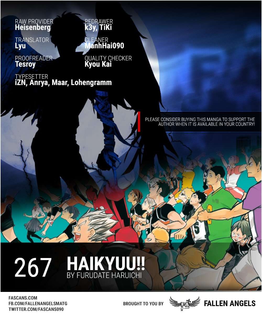 Komik Haikyuu!! Chapter 267 gambar 1