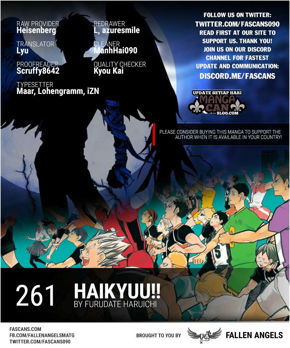 Komik Haikyuu!! Chapter 261 gambar 1