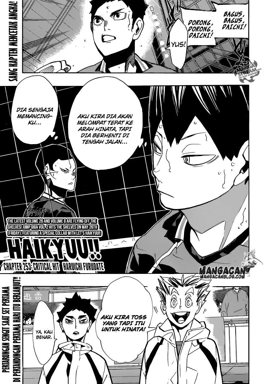 Komik Haikyuu!! Chapter 253 gambar 1