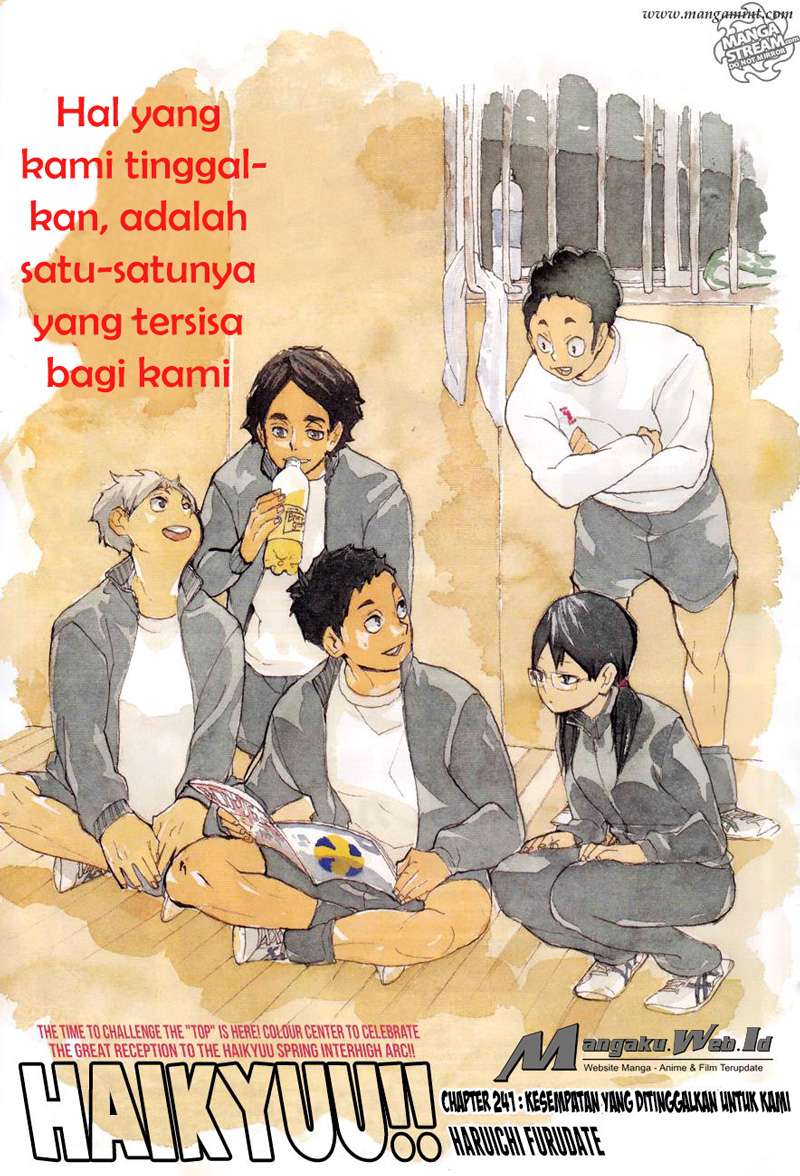 Komik Haikyuu!! Chapter 241 gambar 1