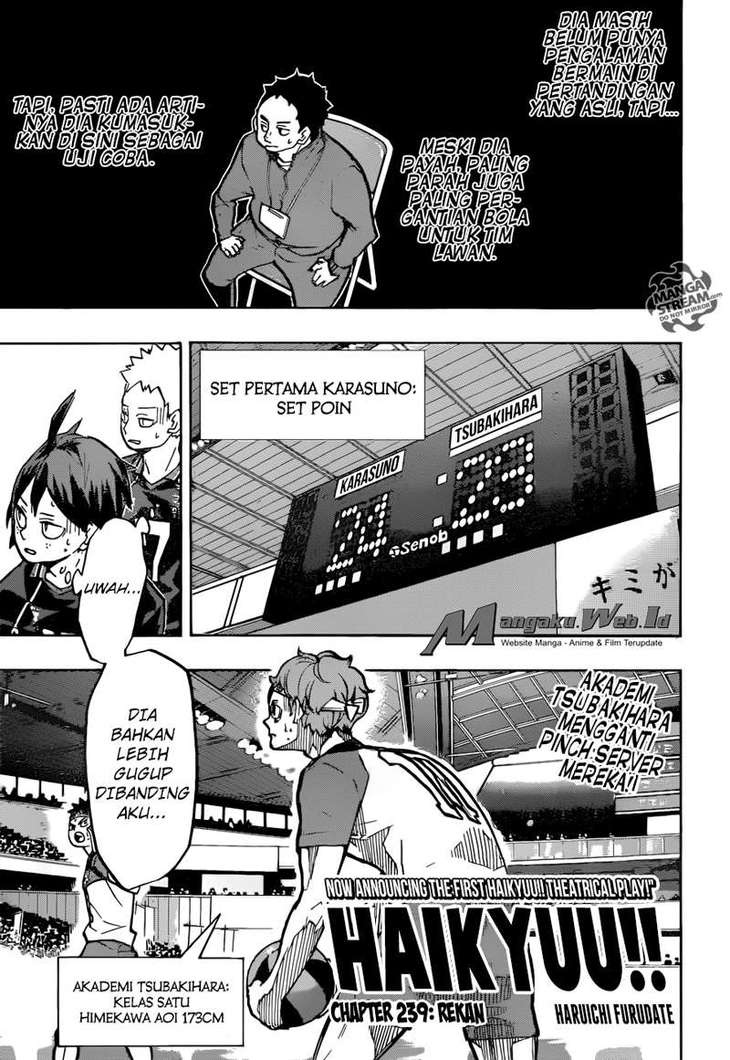 Komik Haikyuu!! Chapter 239 gambar 1
