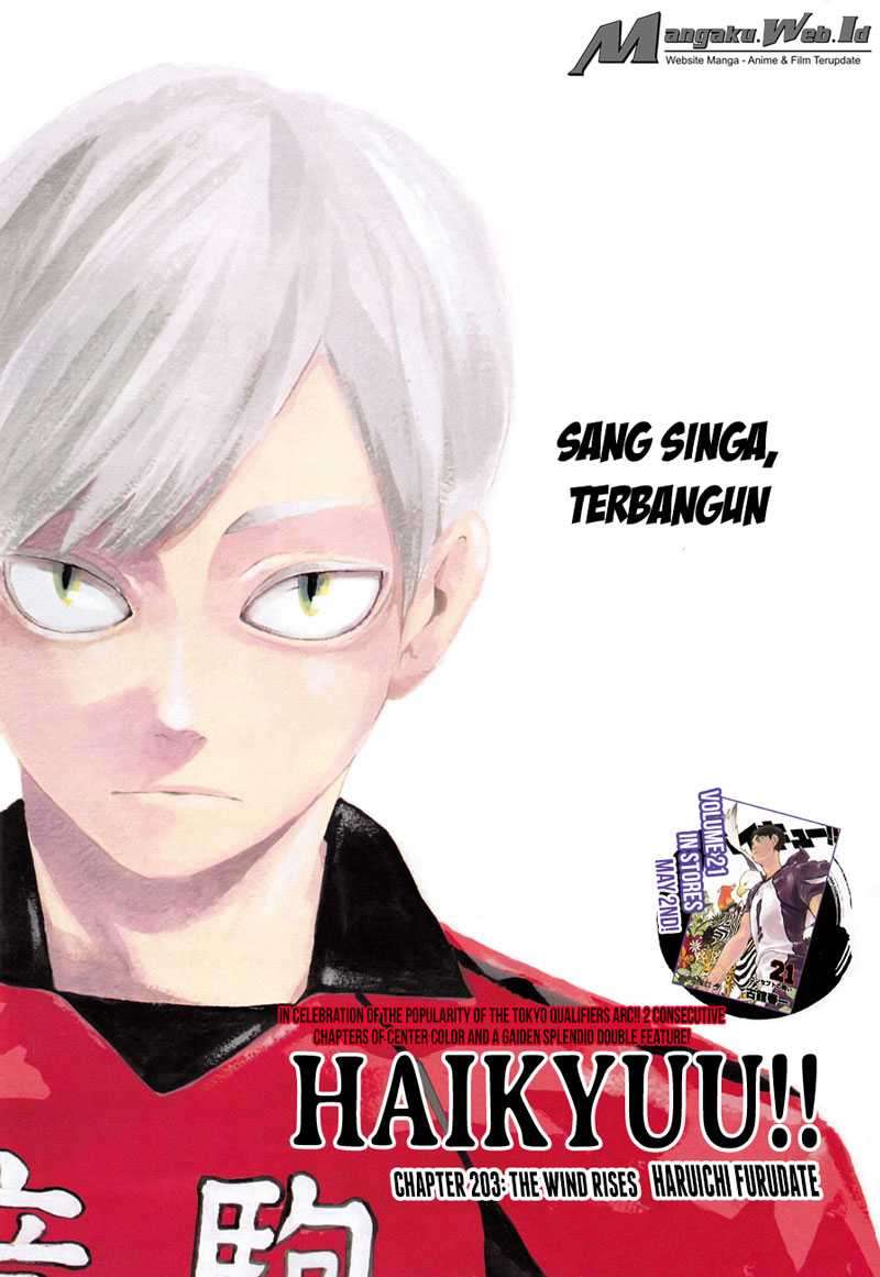 Komik Haikyuu!! Chapter 203 gambar 1