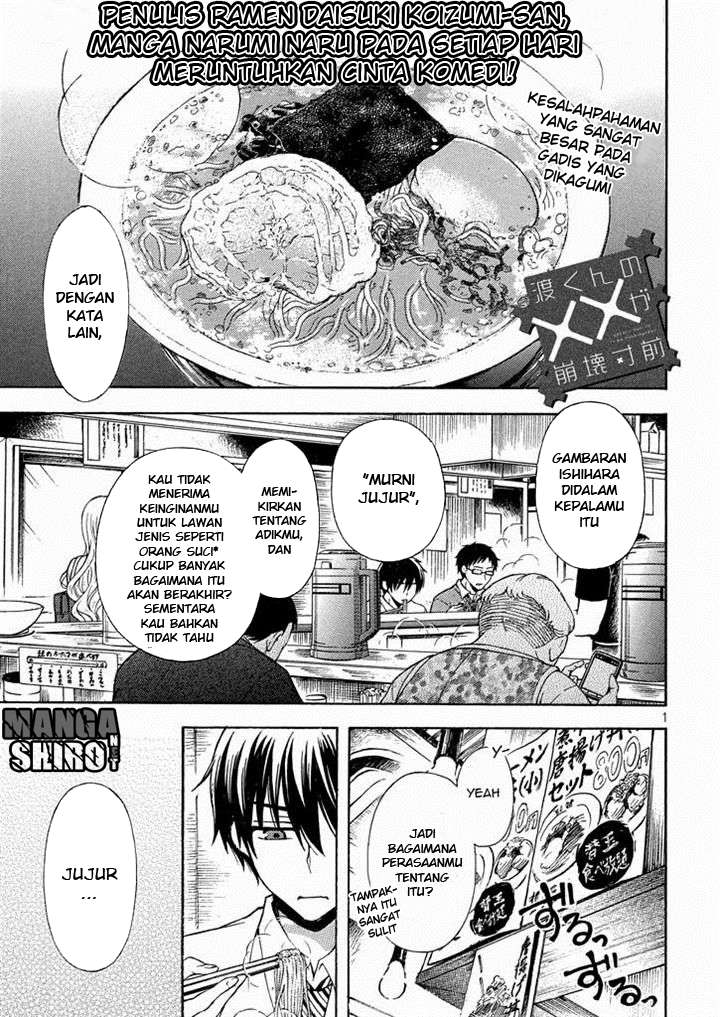 Komik Watari-kun no xx ga Houkai Sunzen Chapter 12 gambar 1