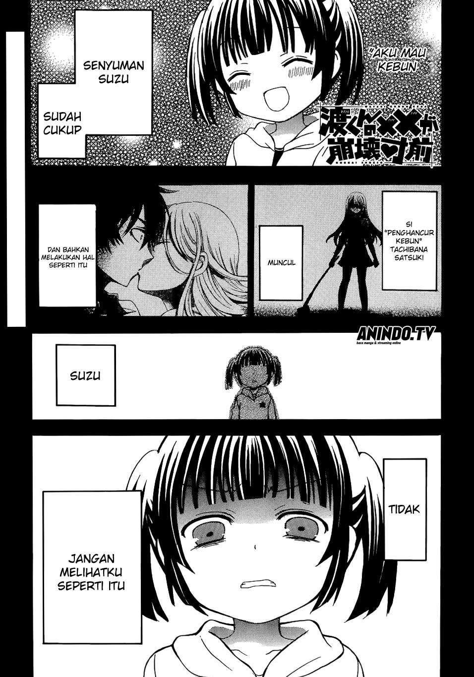 Manga Watari-kun no xx ga Houkai Sunzen Chapter 2 gambar 2