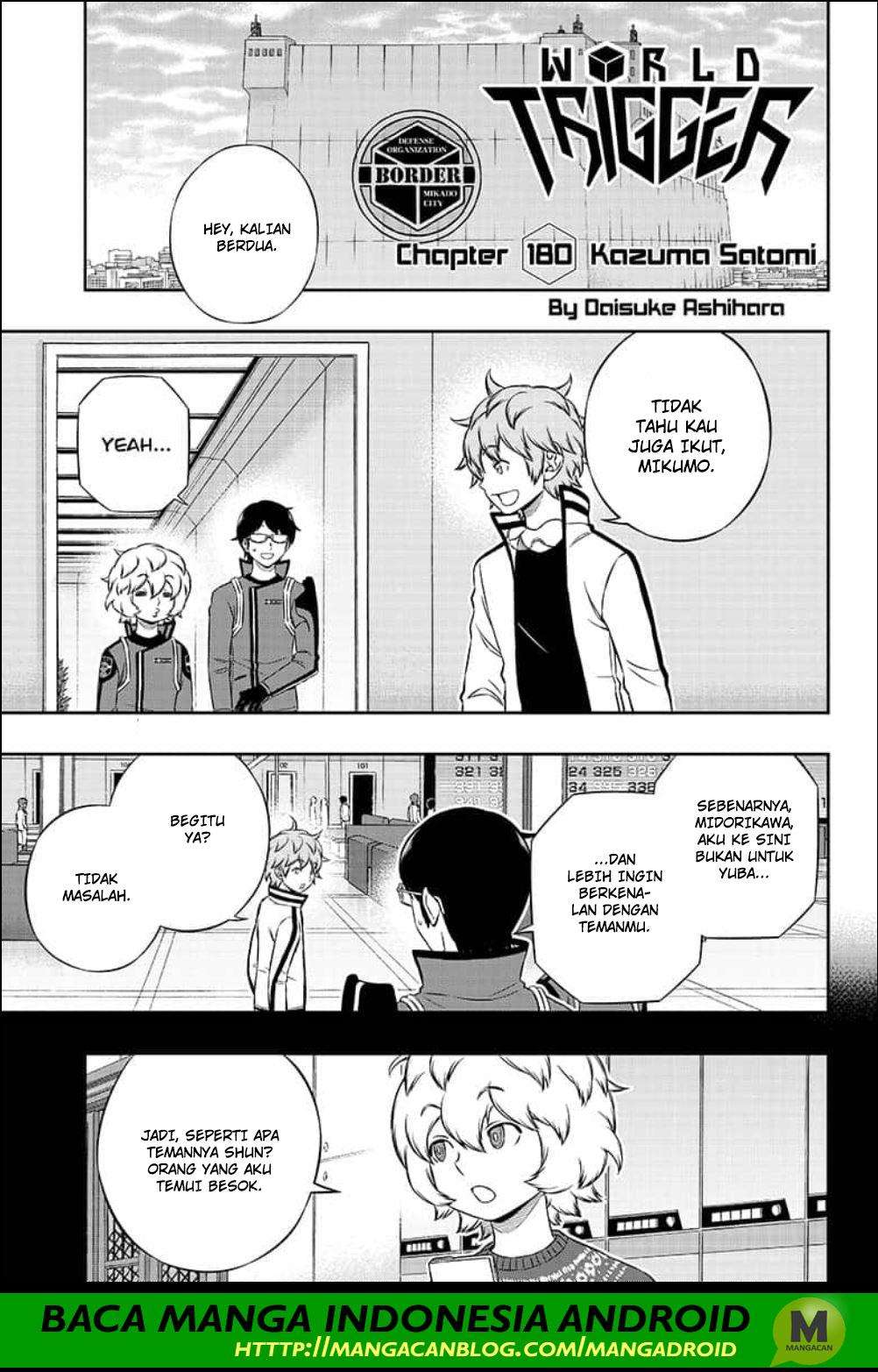 Komik World Trigger Chapter 180 gambar 1