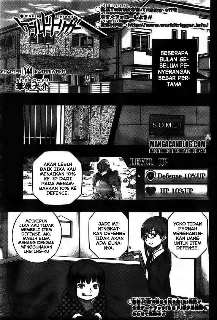 Komik World Trigger Chapter 144 gambar 1