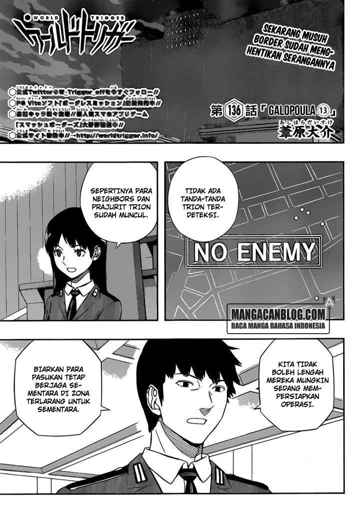 Komik World Trigger Chapter 136 gambar 1