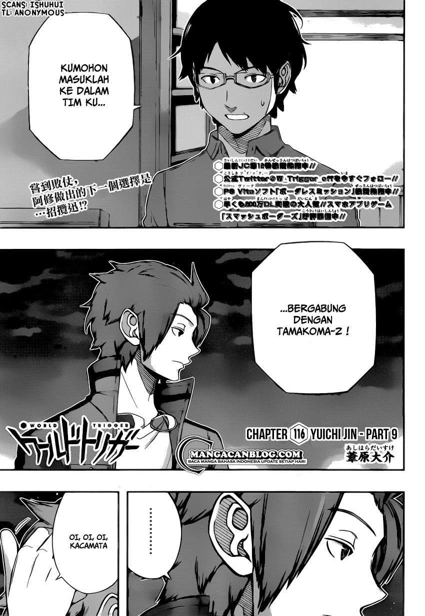 Komik World Trigger Chapter 116 gambar 1