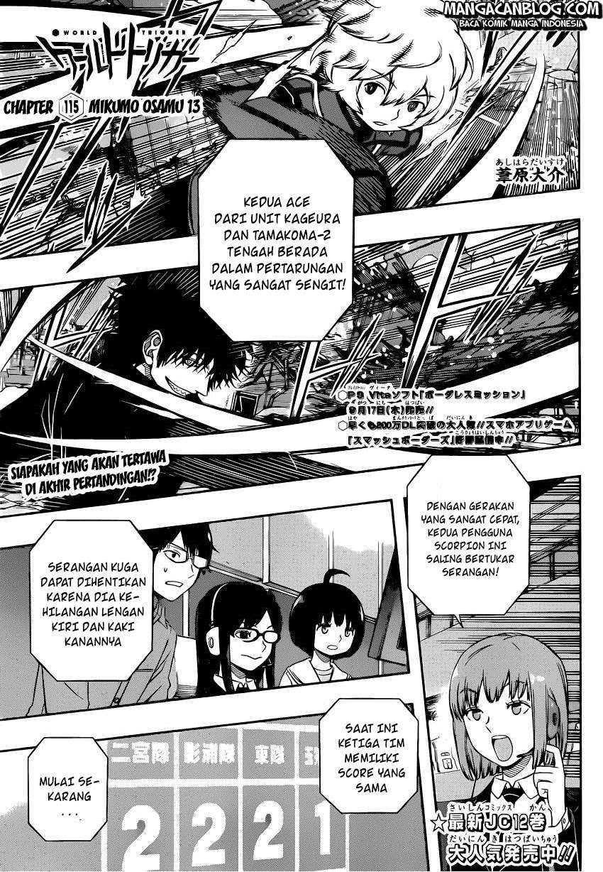 Komik World Trigger Chapter 115 gambar 1