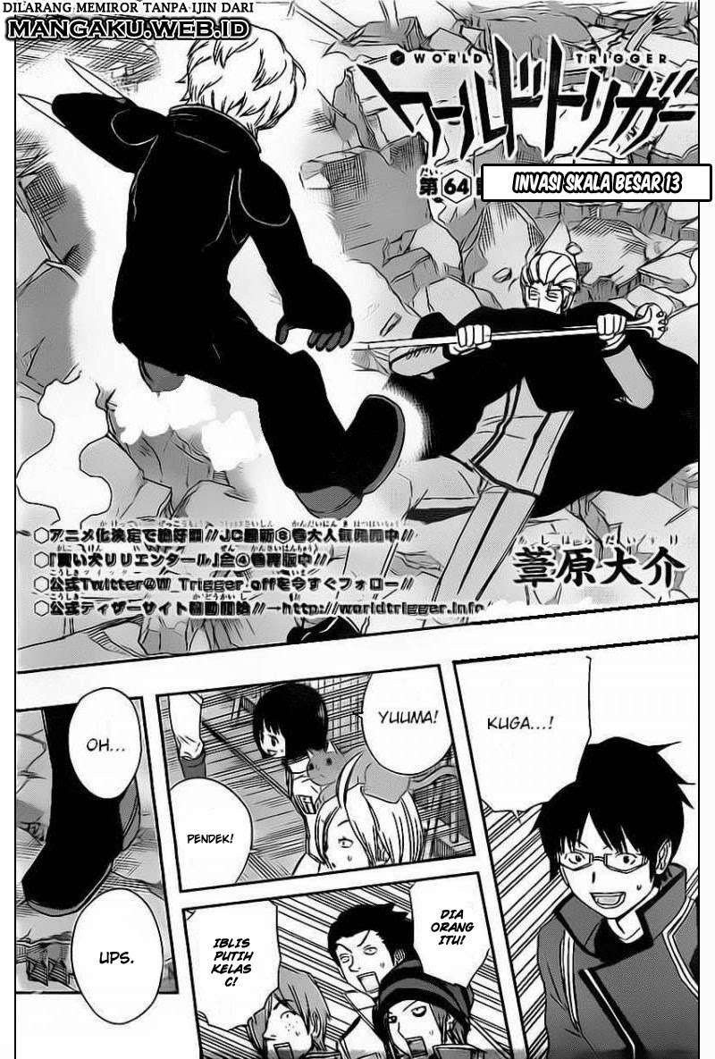 Manga World Trigger Chapter 64 gambar 2