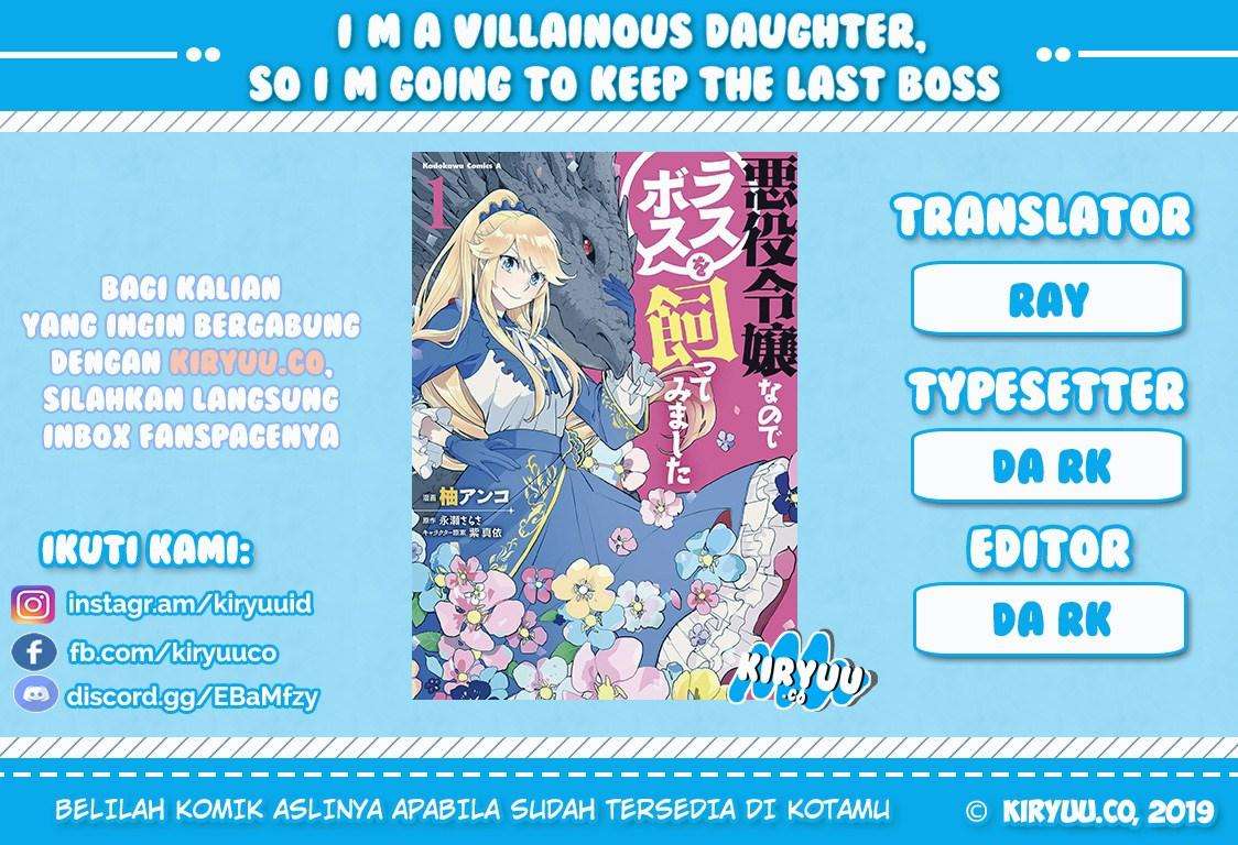 Komik I’m a Villainous Daughter so I’m going to keep the Last Boss Chapter 2 gambar 1