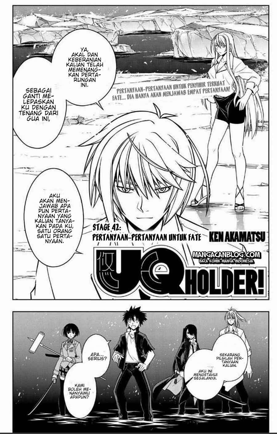 Komik UQ Holder! Chapter 42 gambar 1