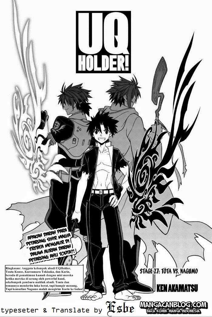 Komik UQ Holder! Chapter 27 gambar 1