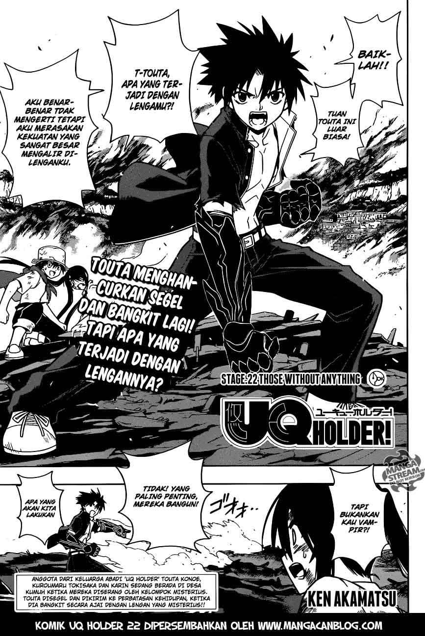 Komik UQ Holder! Chapter 22 gambar 1
