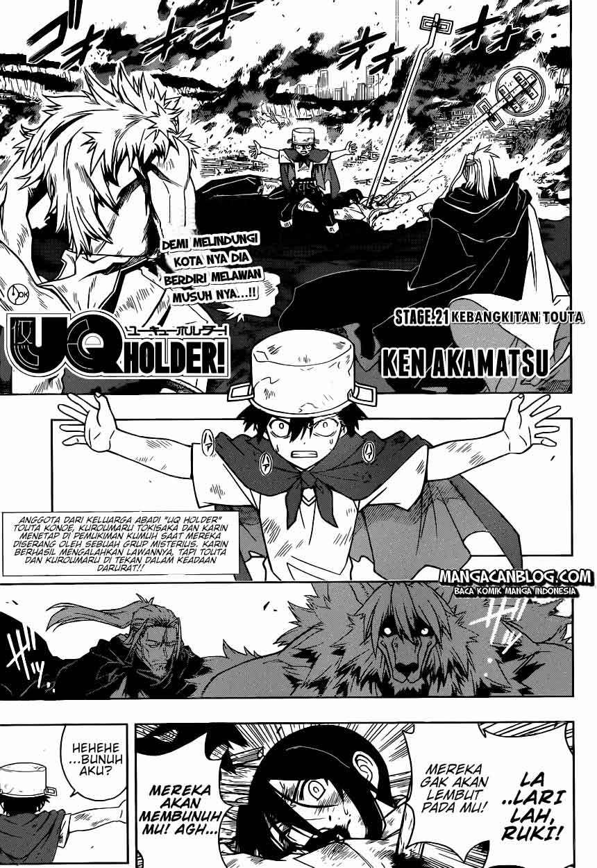 Komik UQ Holder! Chapter 21 gambar 1