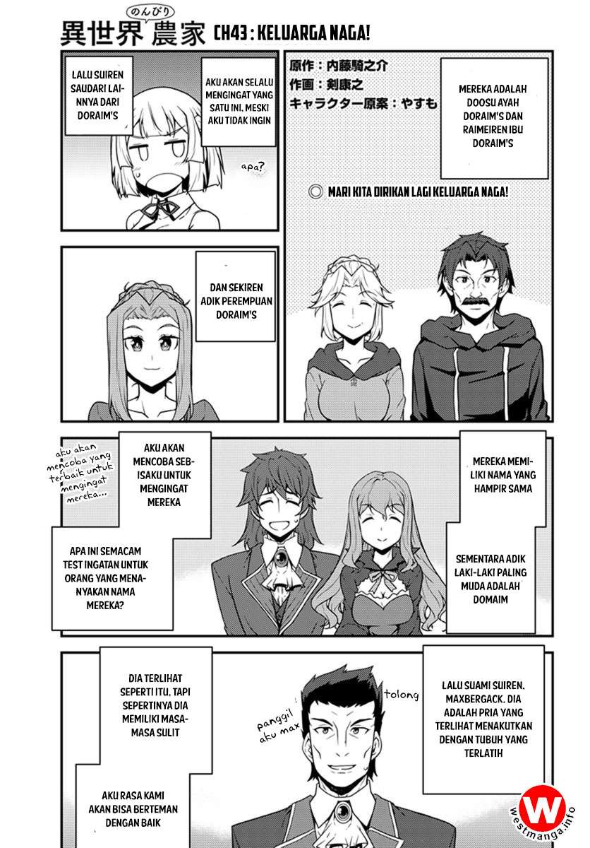 Komik Isekai Nonbiri Nouka Chapter 43 gambar 1