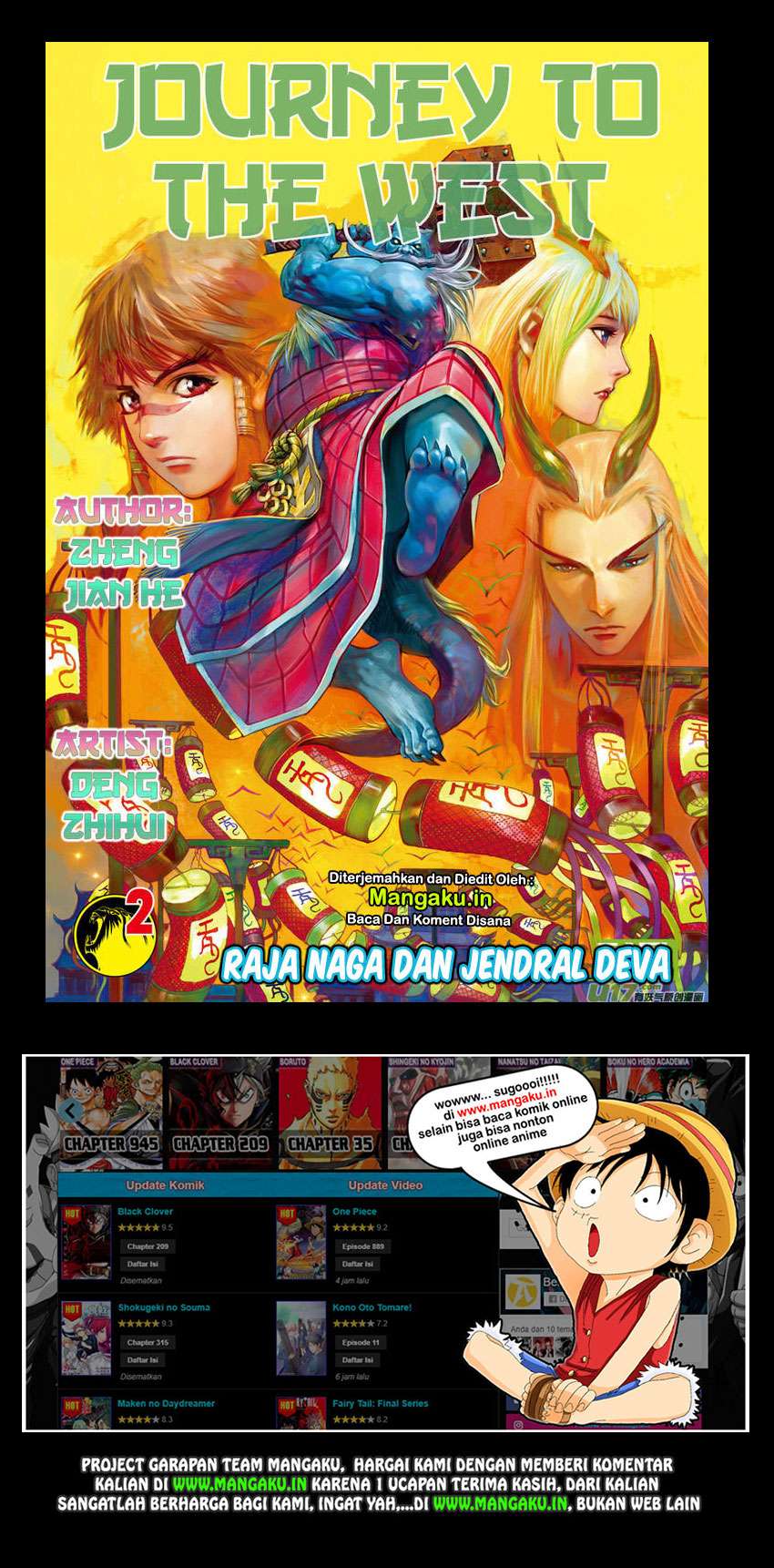 Manhua Journey to the West (Zheng Jian He) Chapter 2 gambar 2