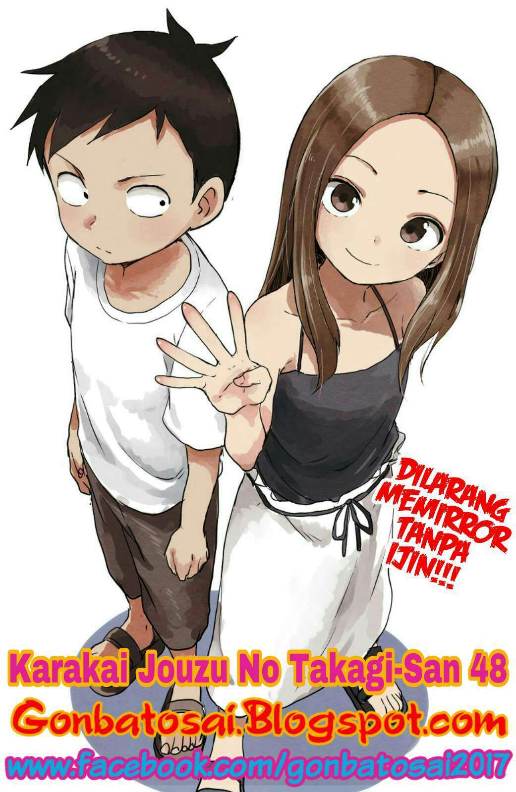 Komik Karakai Jouzu no Takagi-san Chapter 48 gambar 1