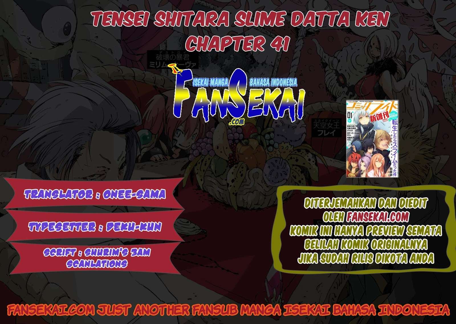 Komik Tensei Shitara Slime Datta Ken Chapter 41 gambar 1
