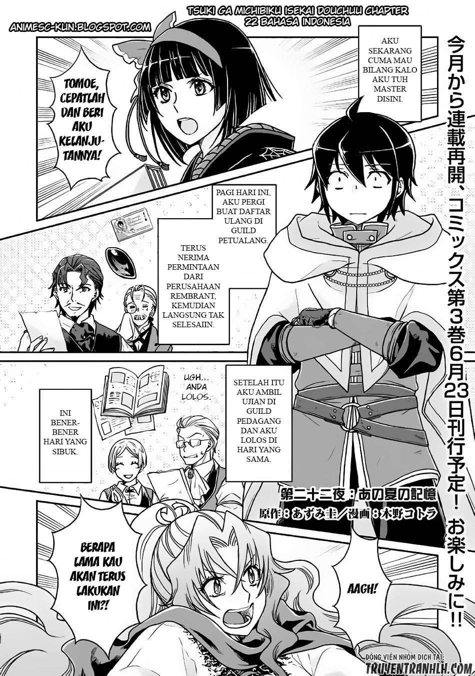 Manga Tsuki ga Michibiku Isekai Douchuu Chapter 22 gambar 2