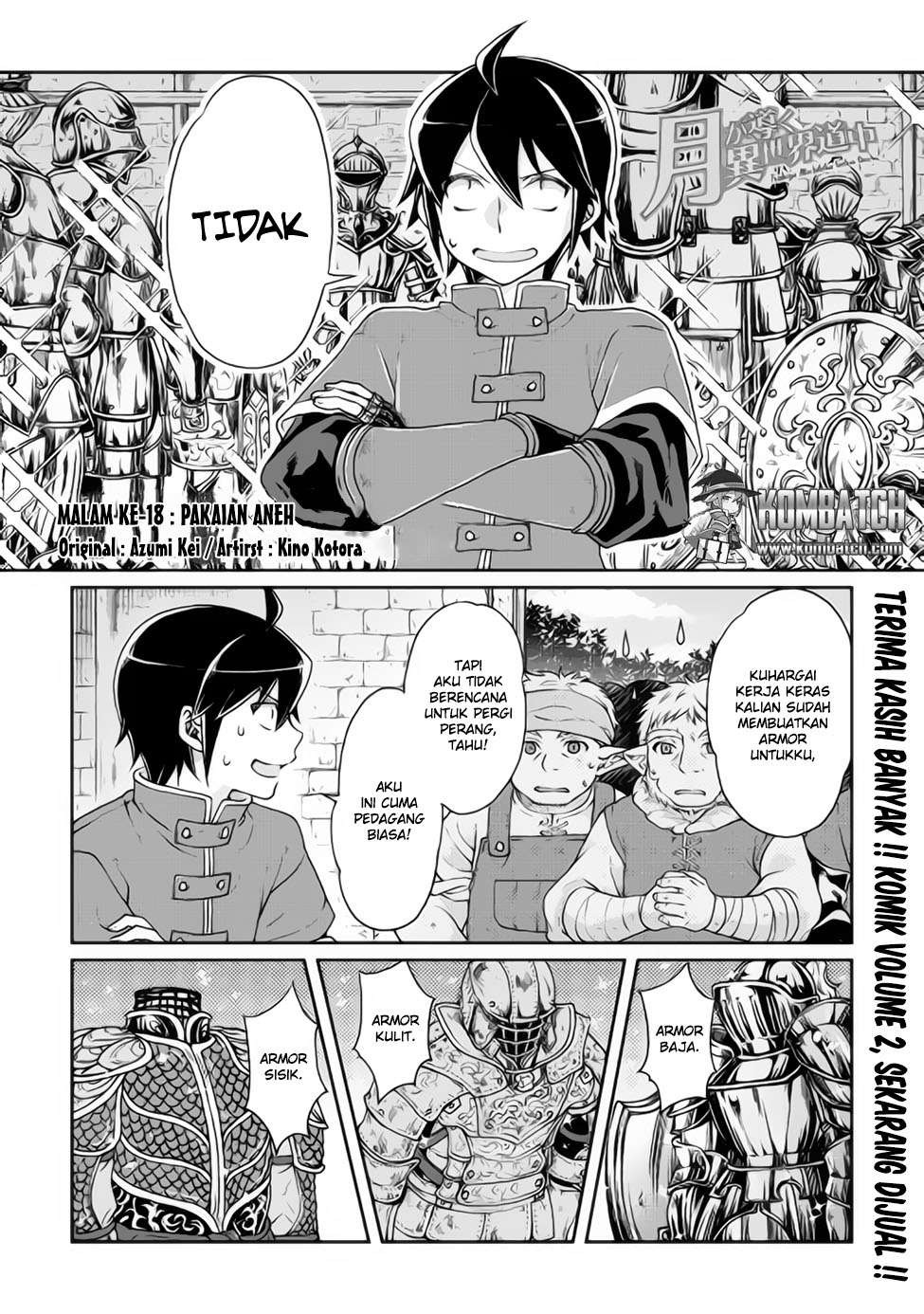 Manga Tsuki ga Michibiku Isekai Douchuu Chapter 18 gambar 2