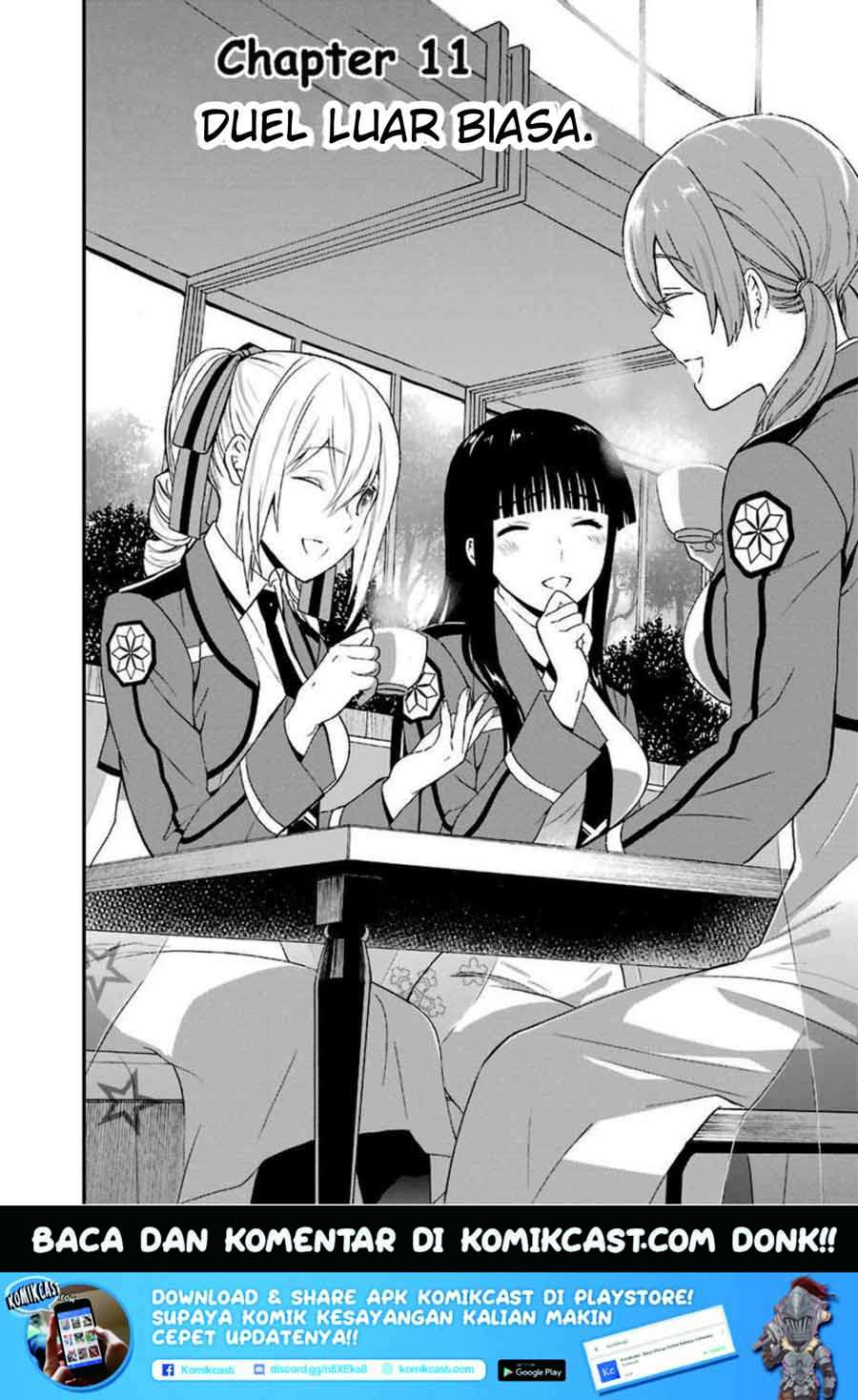 Manga Mahouka Koukou no Rettousei – Raihousha-hen Chapter 11 gambar 2