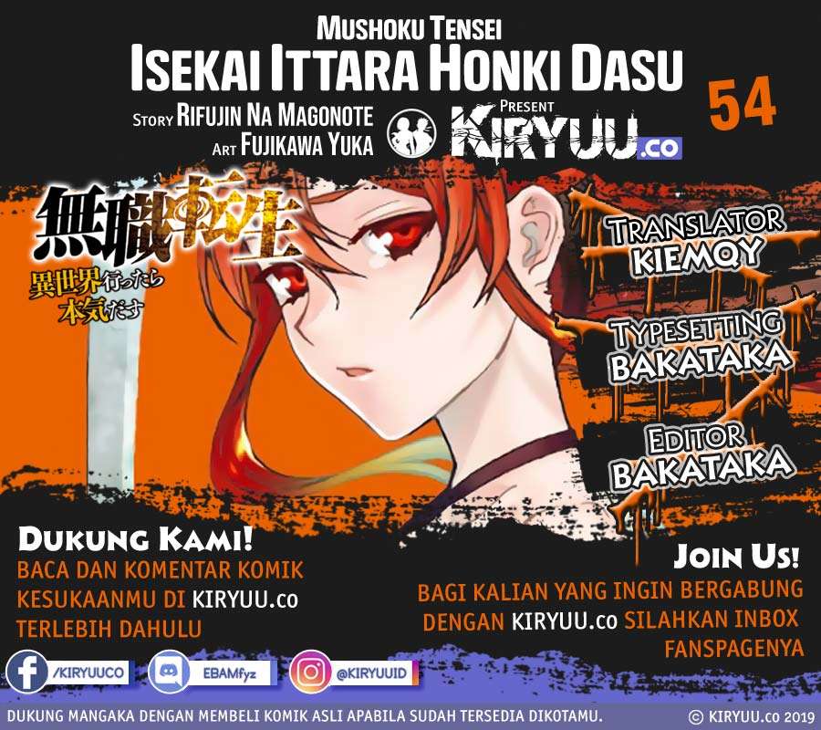 Manga Mushoku Tensei: Isekai Ittara Honki Dasu Chapter 54 gambar 2