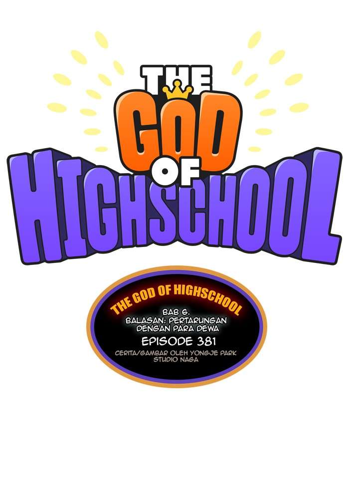 Komik The God of High School Chapter 381 gambar 1