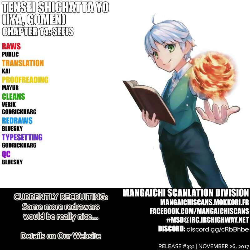 Manga Tenseishichatta yo (Iya, Gomen) Chapter 14 gambar 2