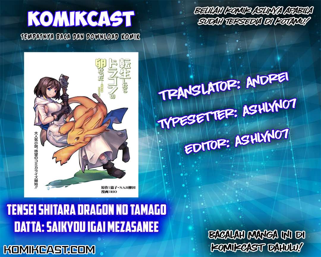 Komik Tensei shitara Dragon no Tamago datta: Saikyou Igai Mezasanee Chapter 4 gambar 1