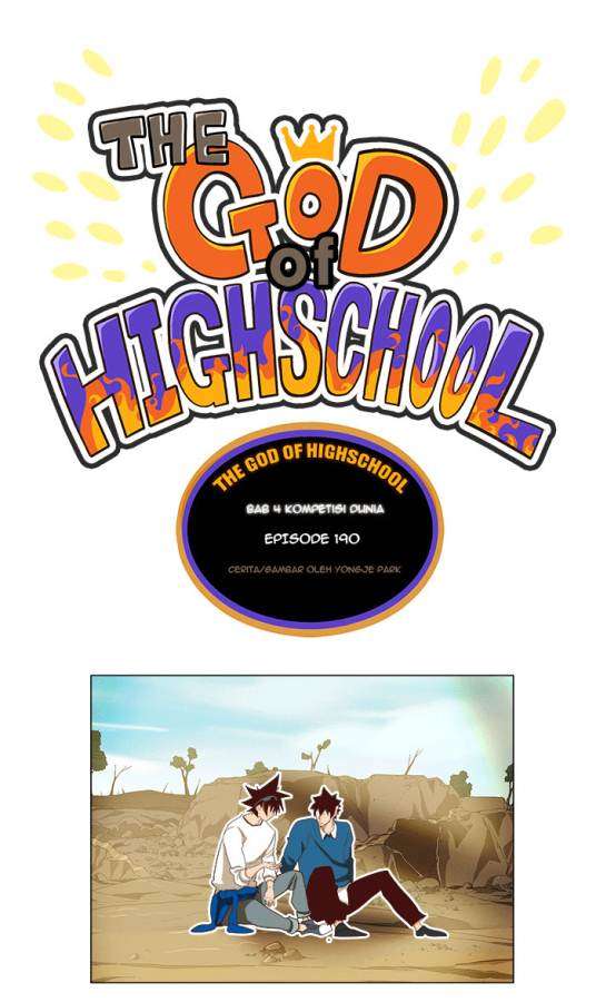 Komik The God of High School Chapter 190 gambar 1