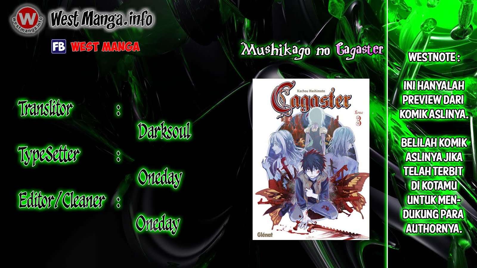 Manga Mushikago no Cagaster Chapter 3 gambar 2