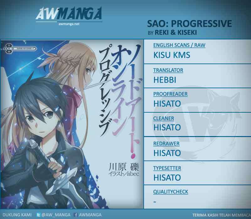 Komik Sword Art Online – Progressive Chapter 7 gambar 1