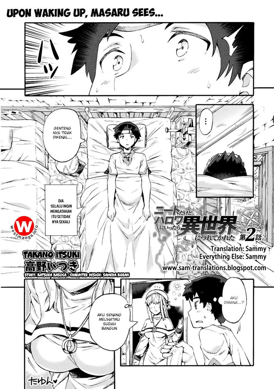 Komik NEET dakedo Hello Work ni Ittara Isekai ni Tsuretekareta Chapter 2 gambar 1