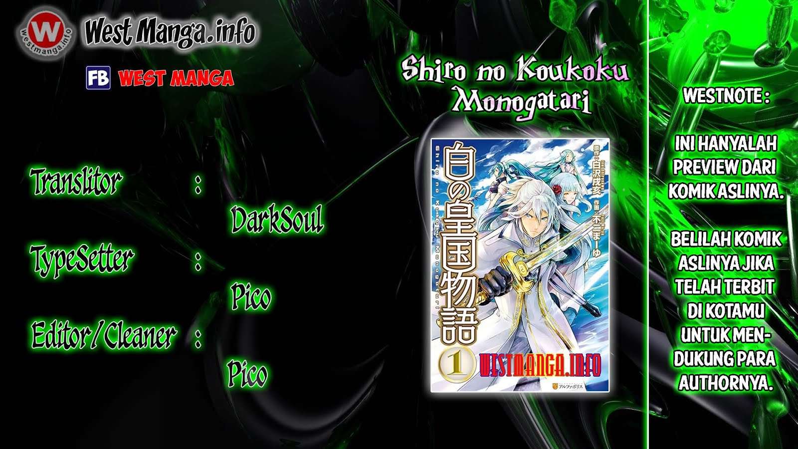 Komik Shiro no Koukoku Monogatari Chapter 43 gambar 1