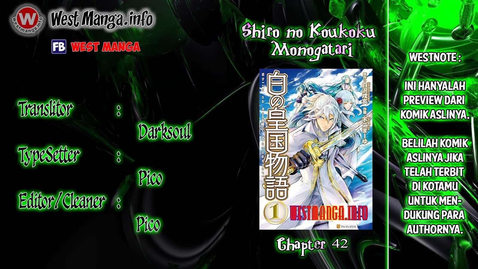 Manga Shiro no Koukoku Monogatari Chapter 42 gambar 2