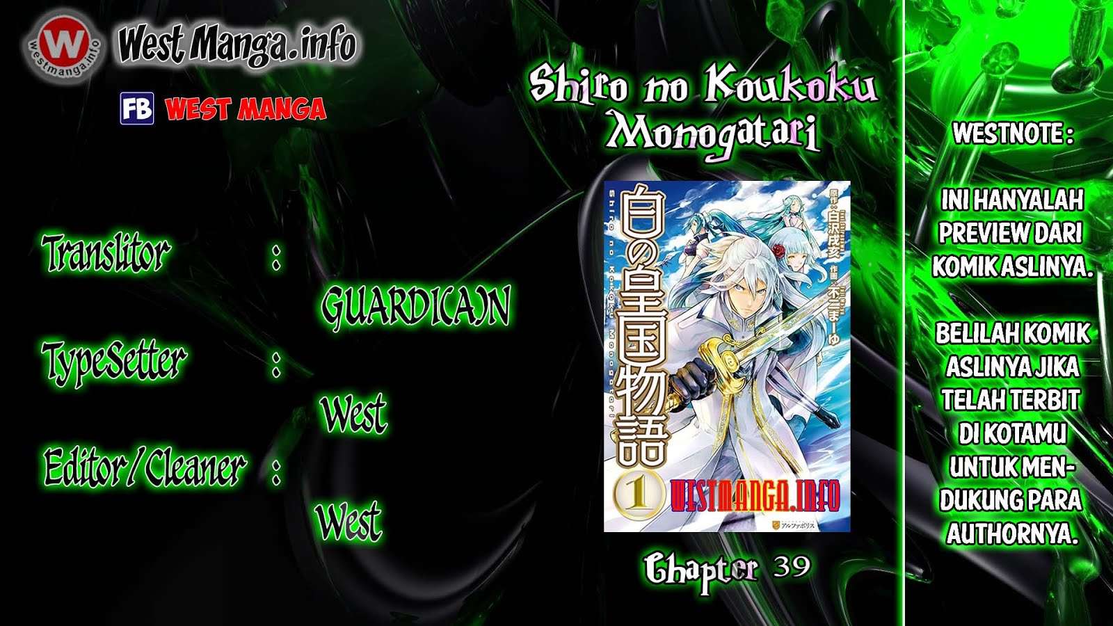 Komik Shiro no Koukoku Monogatari Chapter 39 gambar 1