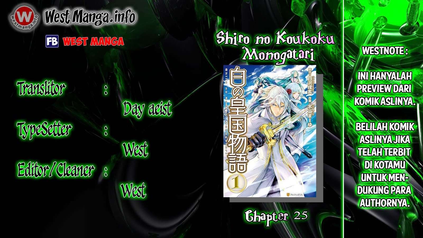 Komik Shiro no Koukoku Monogatari Chapter 25 gambar 1