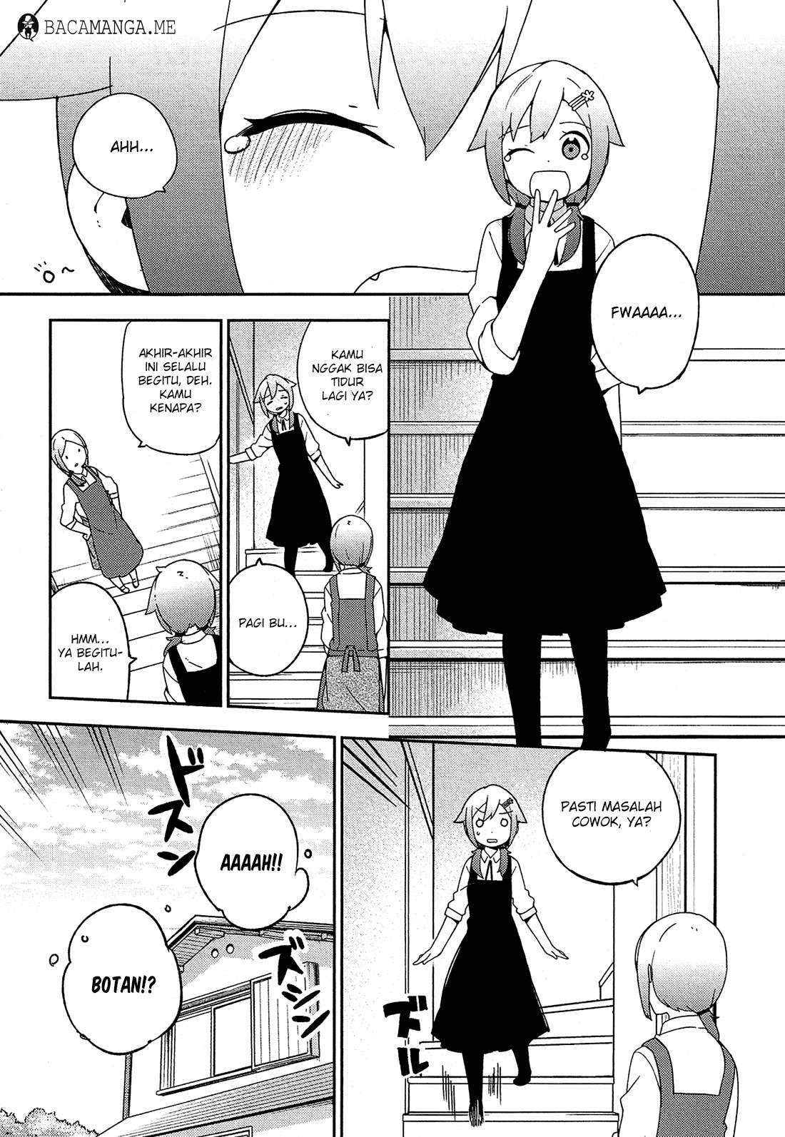 Komik Ookami Shounen wa Kyou mo Uso wo Kasaneru Chapter 17 gambar 1