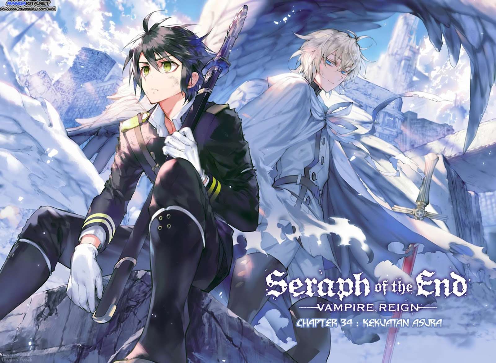 Manga Owari no Seraph Chapter 34 gambar 2