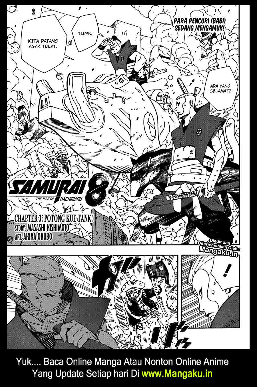 Manga Samurai 8: Tales of Hachimaru Chapter 3 gambar 2