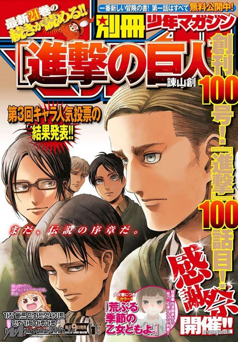 Manga Shingeki no Kyojin Chapter 100 gambar 2