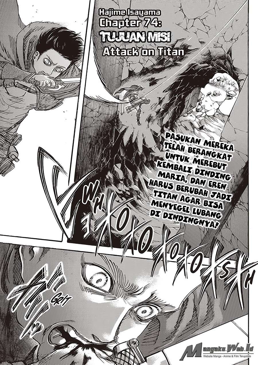Komik Shingeki no Kyojin Chapter 74 gambar 1