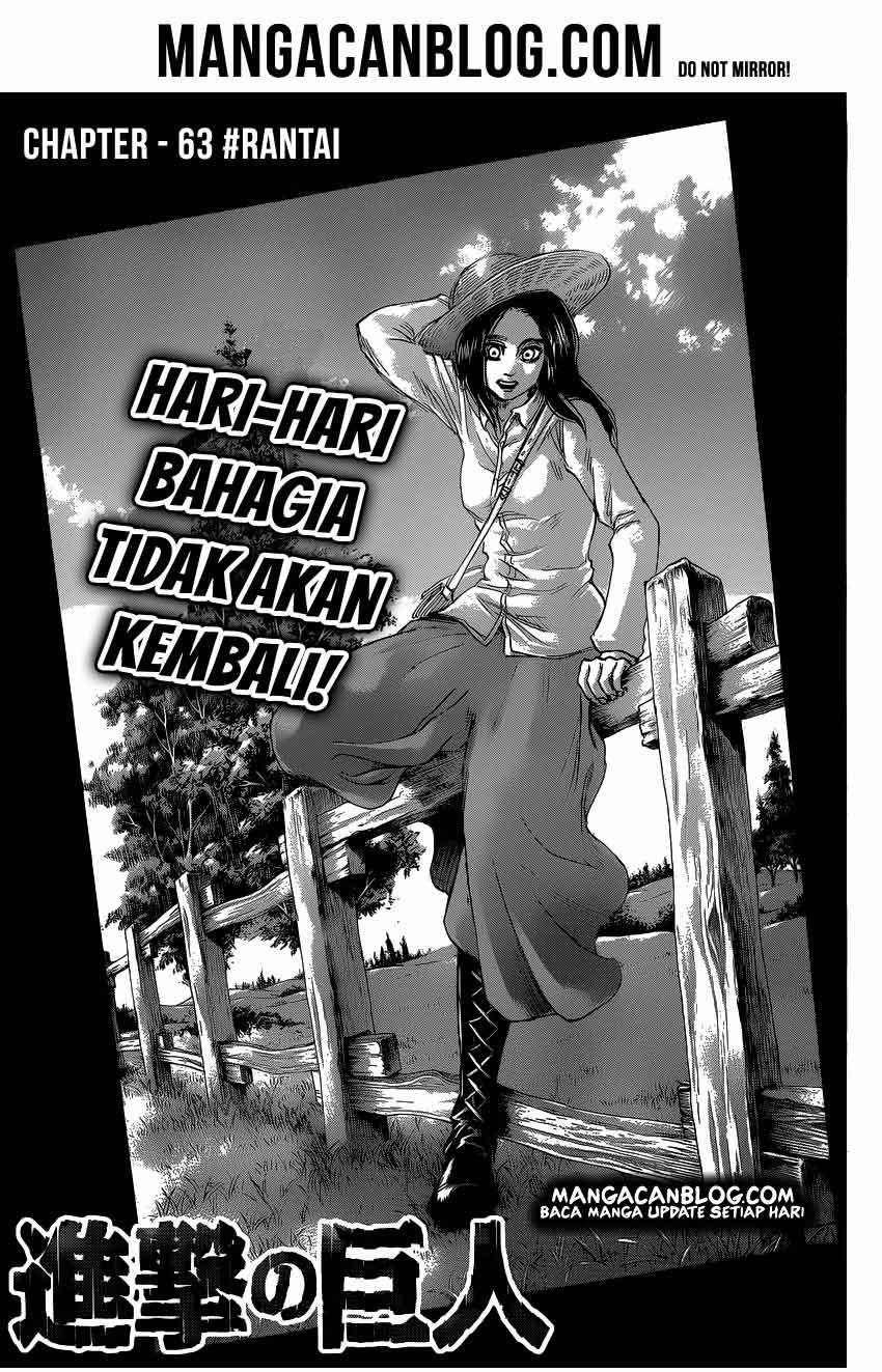 Manga Shingeki no Kyojin Chapter 63 gambar 2