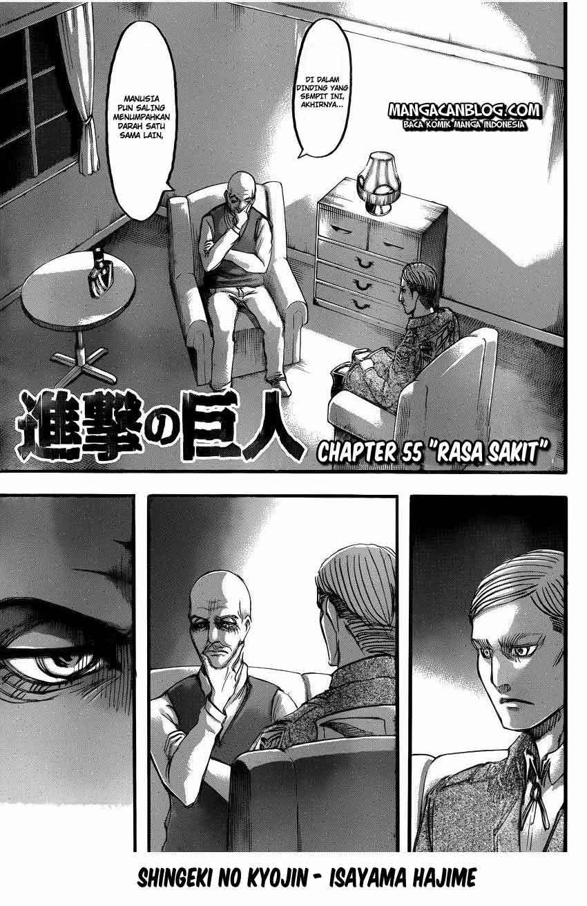 Manga Shingeki no Kyojin Chapter 55 gambar 2