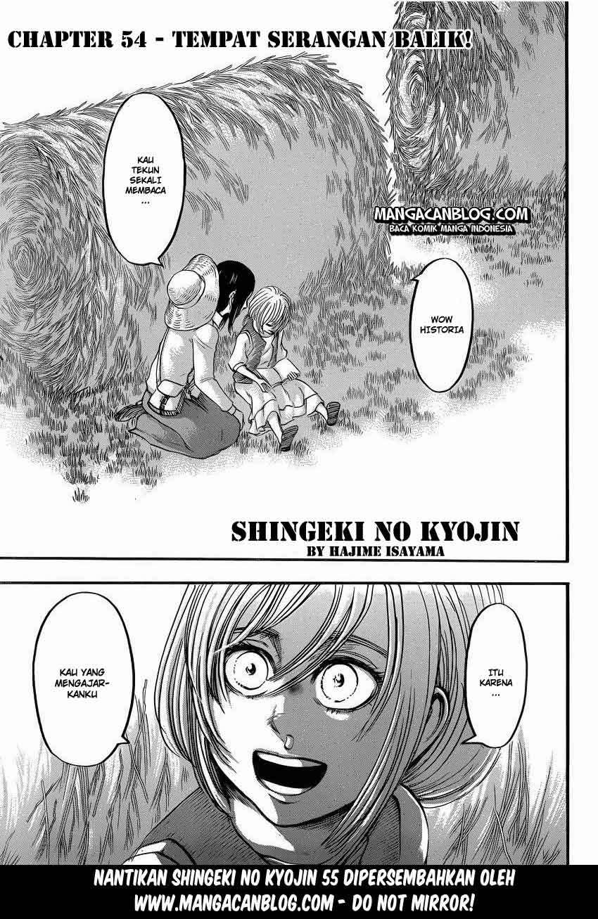Manga Shingeki no Kyojin Chapter 54 gambar 2